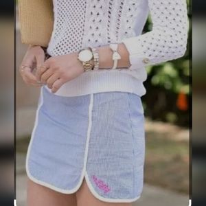 Lilly Pulitzer Seersucker Skort